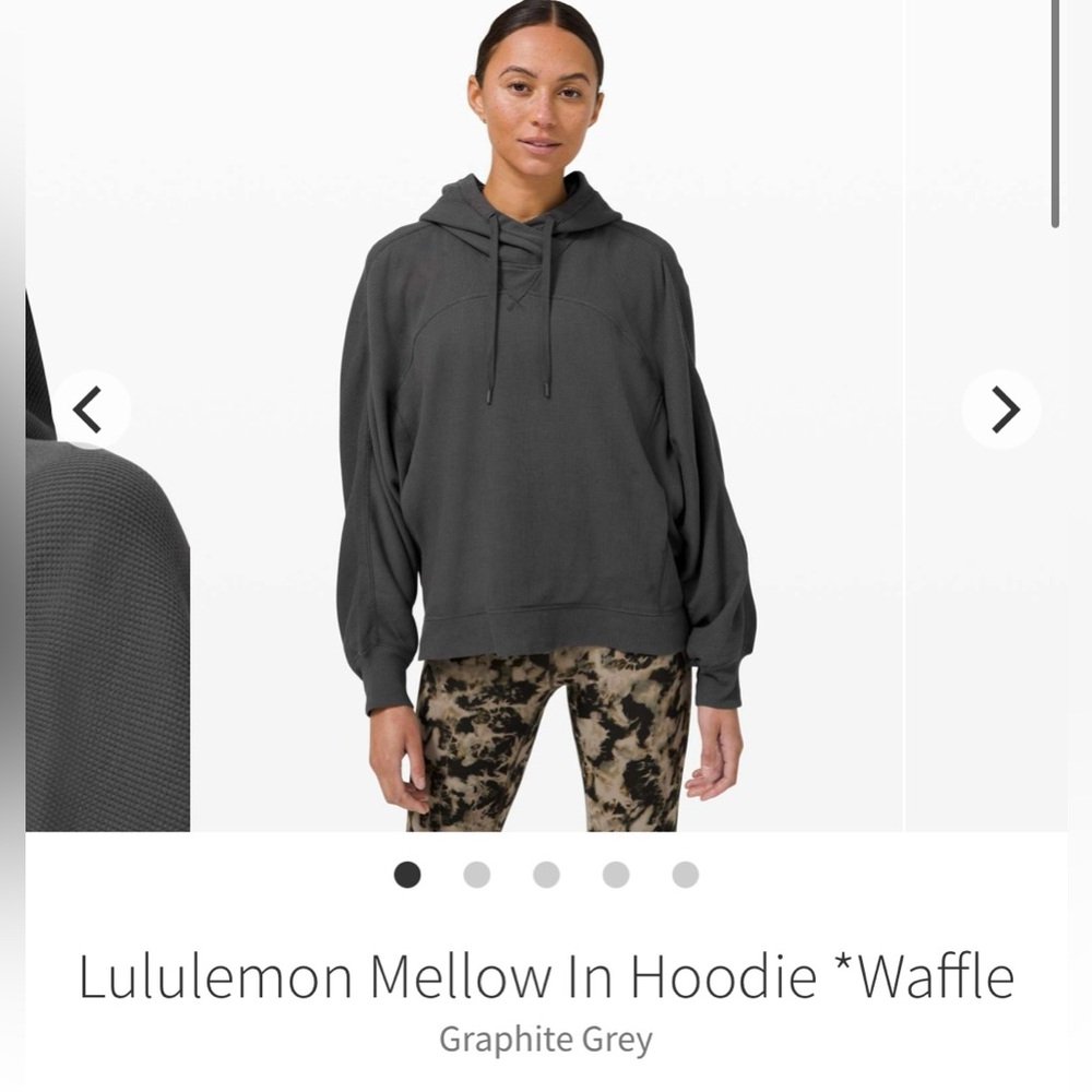 Lululemon mellow in hoodie (waffle)